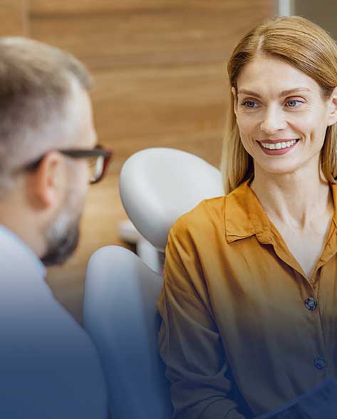 dentist meeting patient